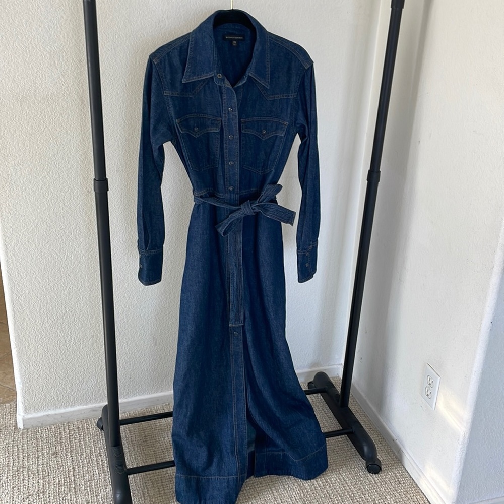 BANANA REPUBLIC DENIM DRESS SZ XS